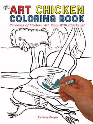 cover image of The Art Chicken Coloring Book